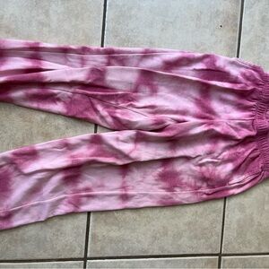 Pacsun Pink Tie-Dye Sweats